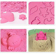 Colorful Magic Kinetic Sand Castle Play Set for Kids