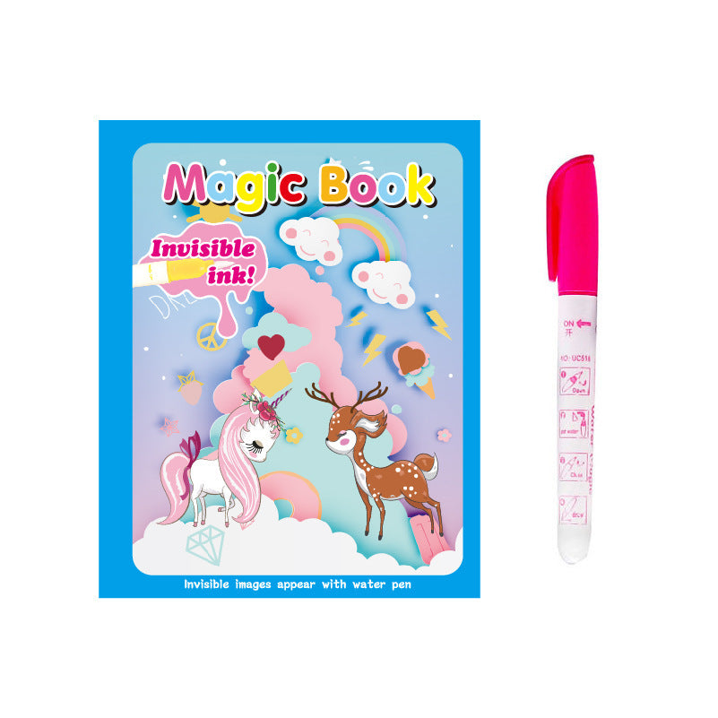 Children's Creative Magic Water Painting Book