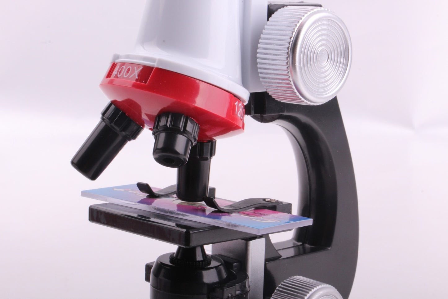 Kids Science Microscope with Slides & Tools Kit