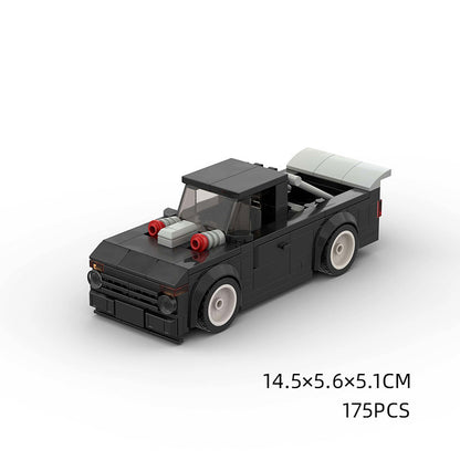 Small Particle Building Blocks Model Sports Car for Kids
