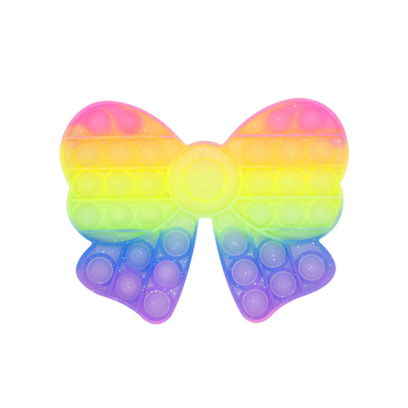 Glittering Antistress Toys Ice Cream Push Bubble Sensory Toys Children Autism Fidget Stress Reliever Toy for Kids Adult