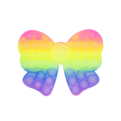 Glittering Antistress Toys Ice Cream Push Bubble Sensory Toys Children Autism Fidget Stress Reliever Toy for Kids Adult