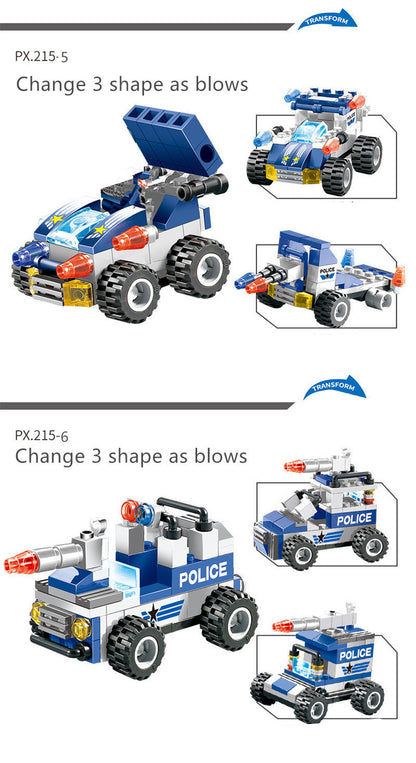 City Police 8-in-1 Building Block Set