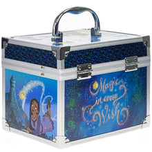 Kids Makeup Set for Girls, Nail Polish, Lip Gloss & Eye Shimmer Makeup Train Case