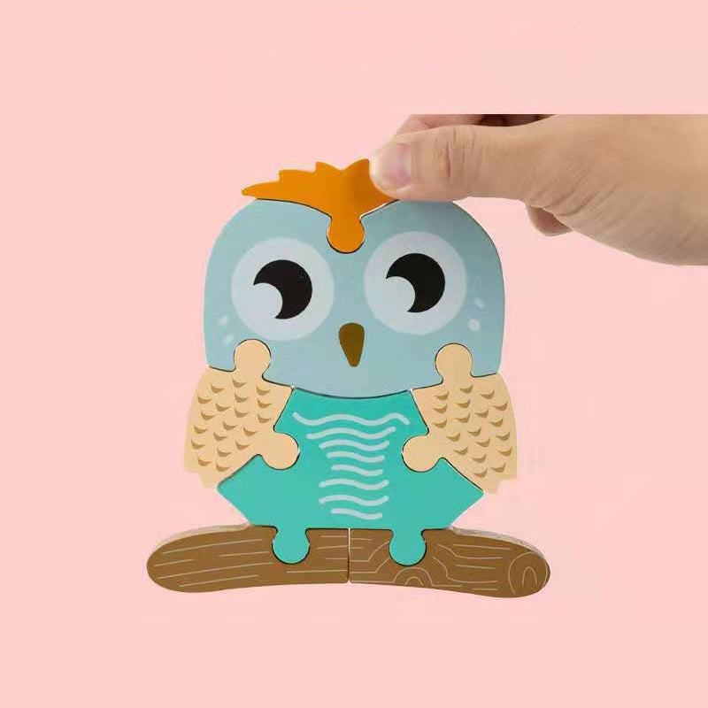 Three Dimensional Animal Cartoon Puzzle