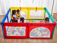 Colorful Kids Playpen with Balls & Learning Mat