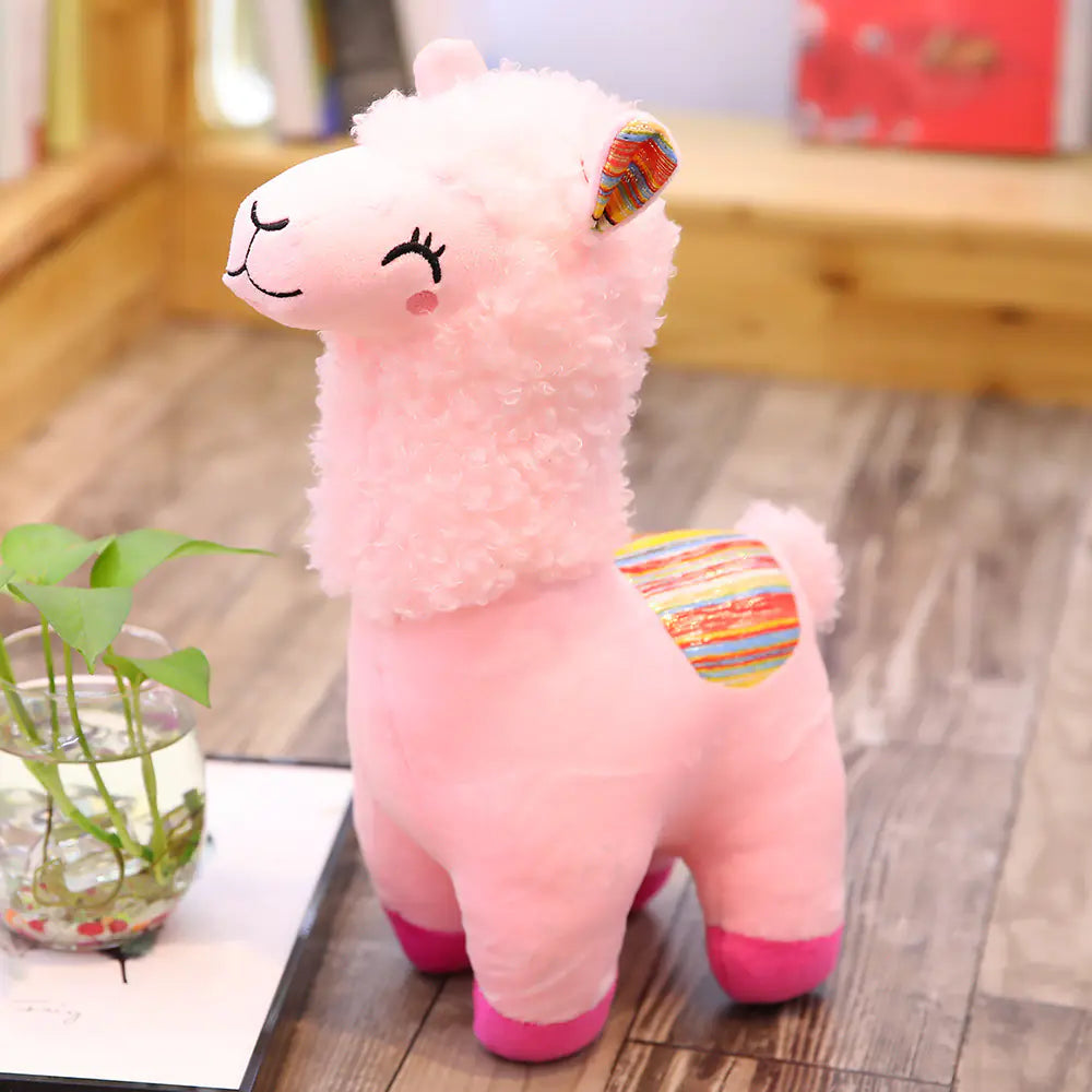 Cuddly Llama Plush Toy – Soft, Colorful & Adorable