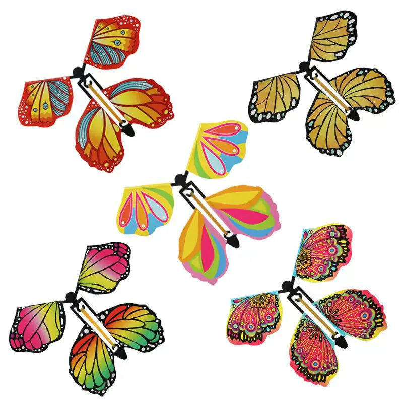 Magic Flying Butterfly Toy – Wind Up Surprise Fun