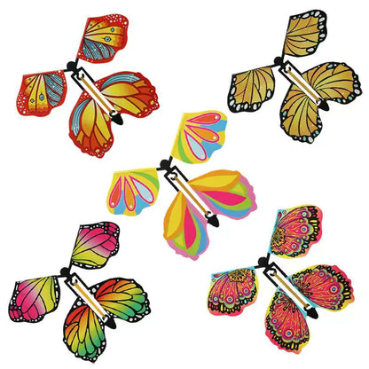 Magic Flying Butterfly Toy – Wind Up Surprise Fun