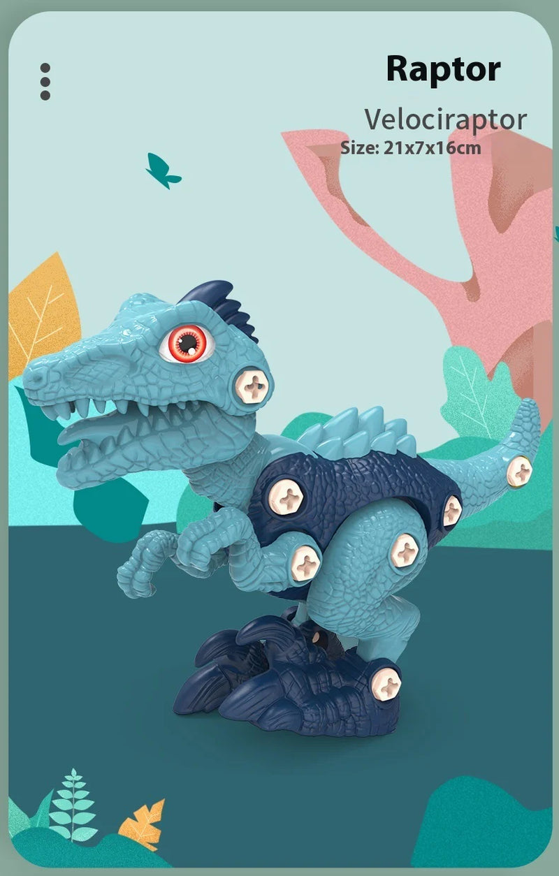 Children Disassembly and Assembly of Dinosaur Educational Toys