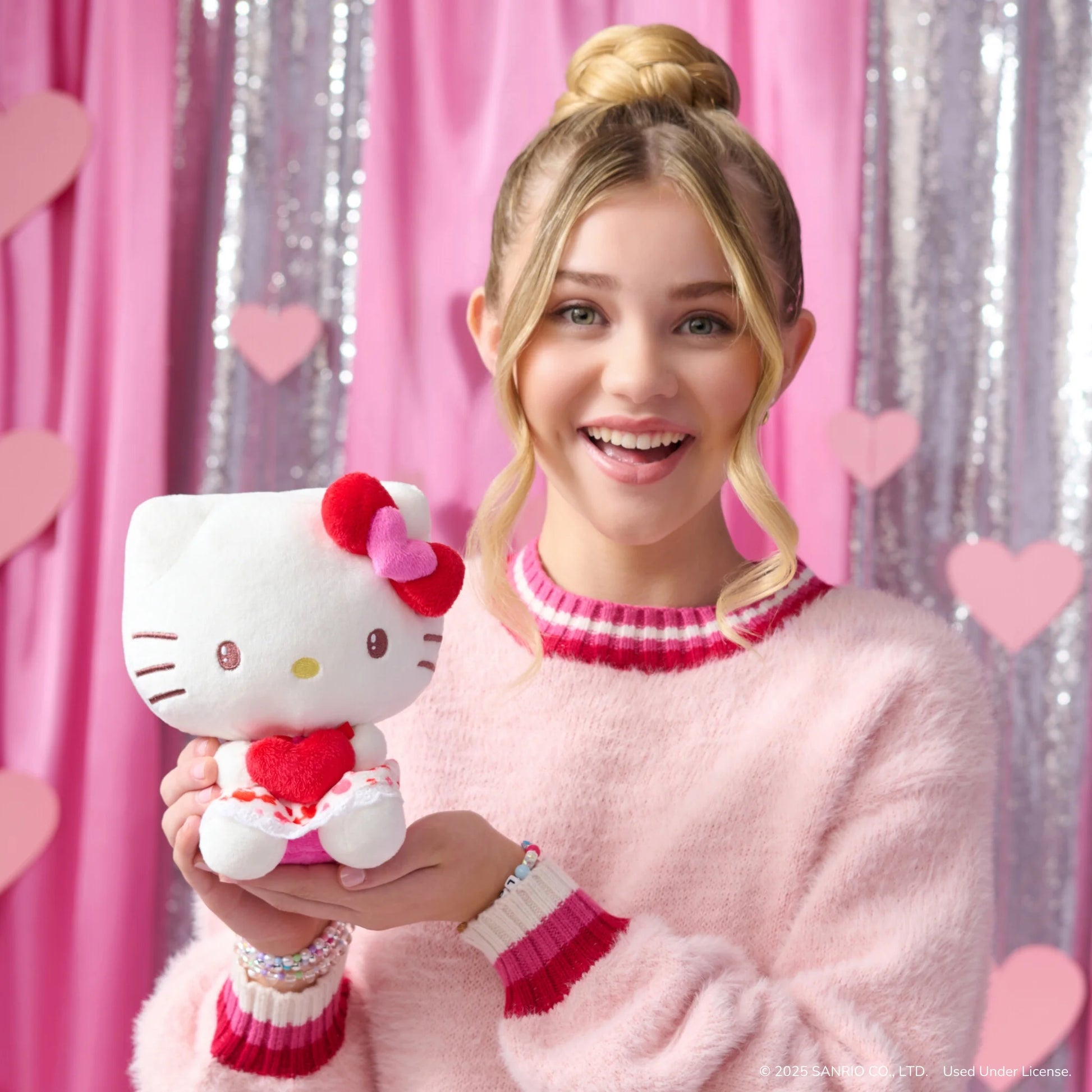 Valentine’s Plush Doll - 8 Inch Holding Heart