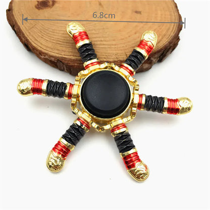 Metal Gear Spinner Toy – Smooth & Durable Spin