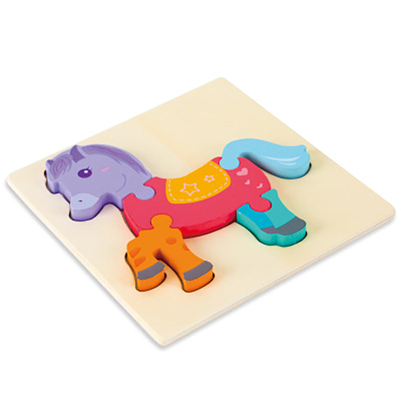 Three Dimensional Animal Cartoon Puzzle