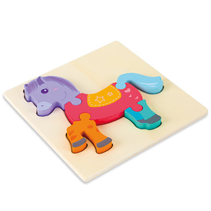 Three Dimensional Animal Cartoon Puzzle