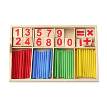 Montessori Math Manipulatives Wooden Counting Sticks for Kids