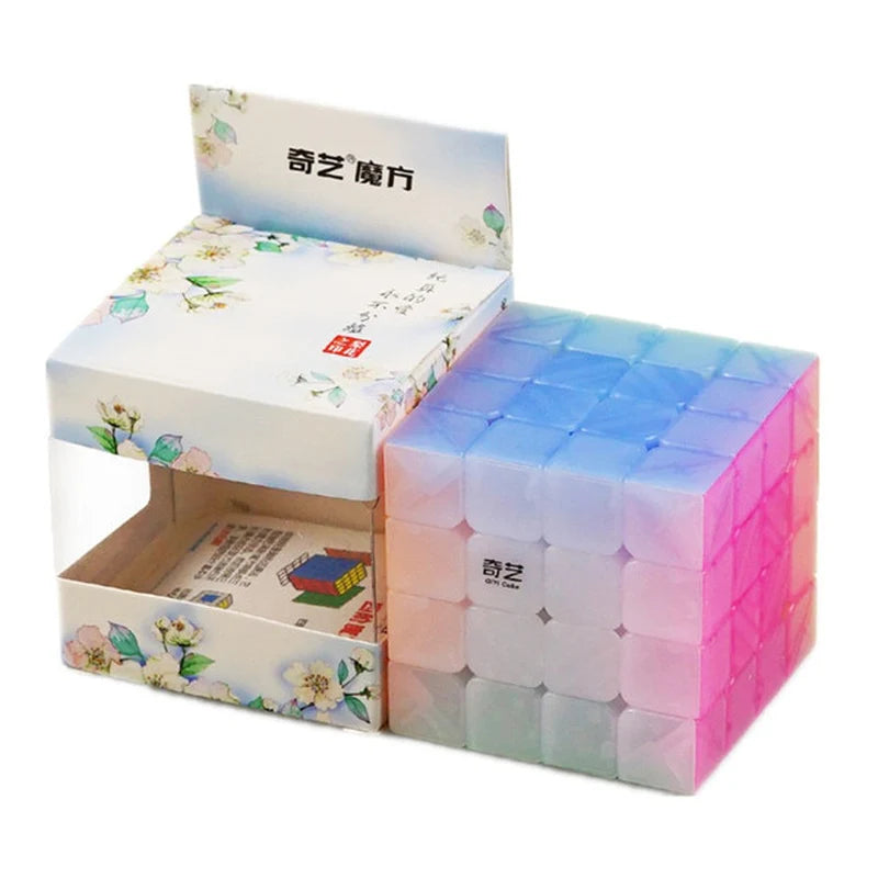 Qiyi Yuan S 4X4 V2 Speed Cube 4X4X4 Puzzle Speed Magic Cube 4Layers Speed Cube Professional Puzzle Toy for Children Kids Gift