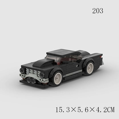 Small Particle Building Blocks Model Sports Car for Kids