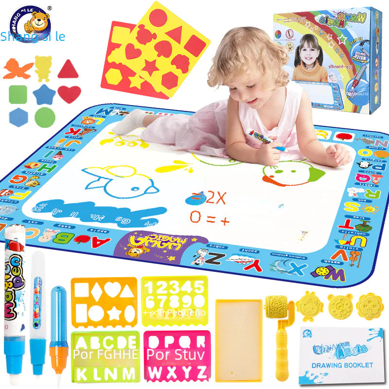 Kids' Magic Water Doodle Drawing Mat - Creative Play Toy