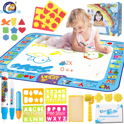Kids' Magic Water Doodle Drawing Mat - Creative Play Toy