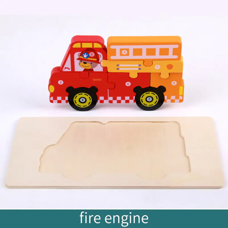 Kids' Learning Wooden Puzzle Sets