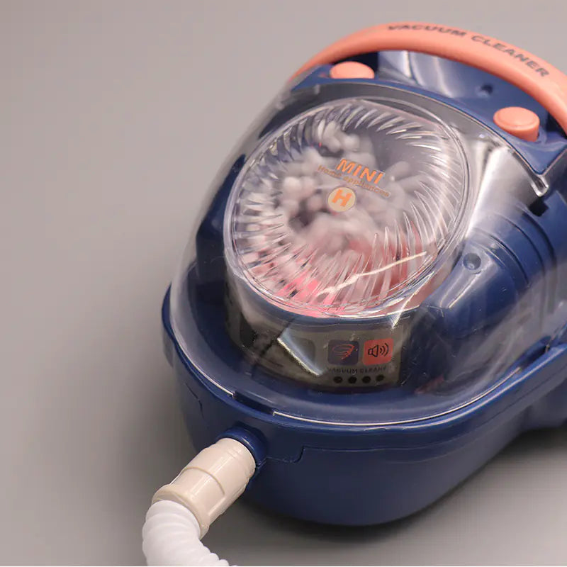 Mini Toy Vacuum Cleaner with Light & Sound – Kids Playset