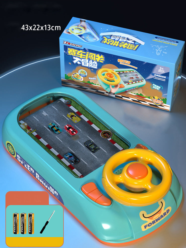 Kids Steering Wheel Game Toy - Racing & Space Adventure Simulator