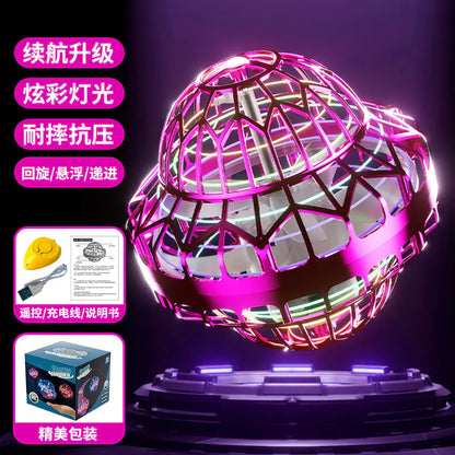 Flying Spinner Ball Toy with LED Lights & USB Charge