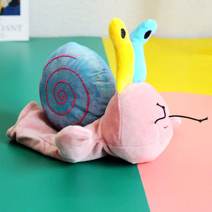 Cute Snail Plush Hand Puppet Toy for Kids
