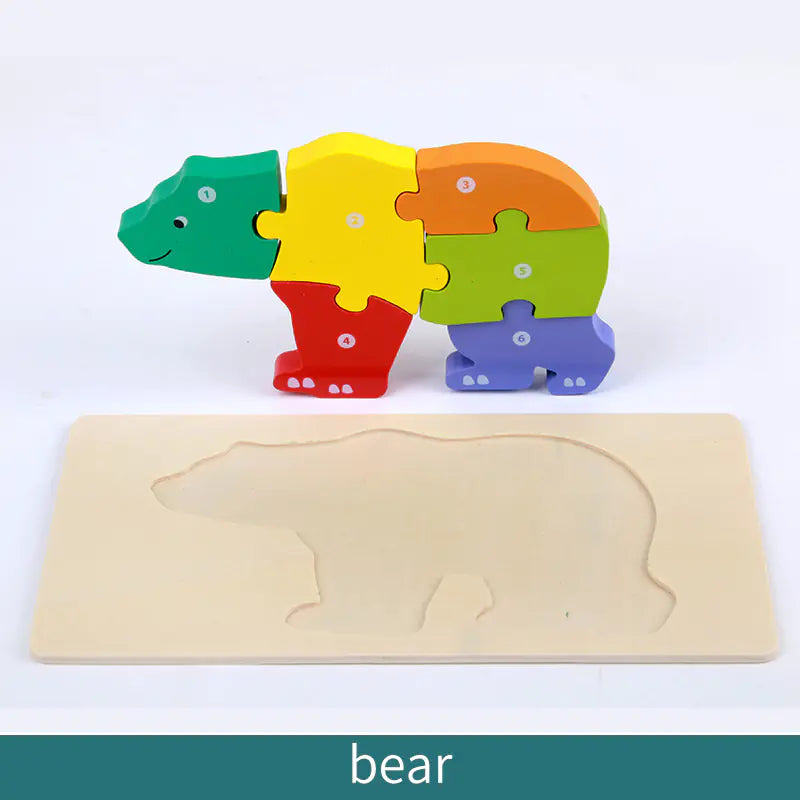 Kids' Learning Wooden Puzzle Sets