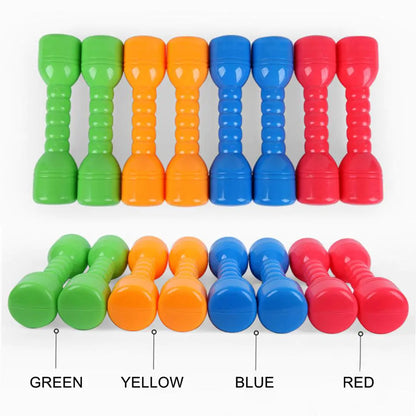 Junior Gym Dumbbell Playset – Safe & Easy Grip