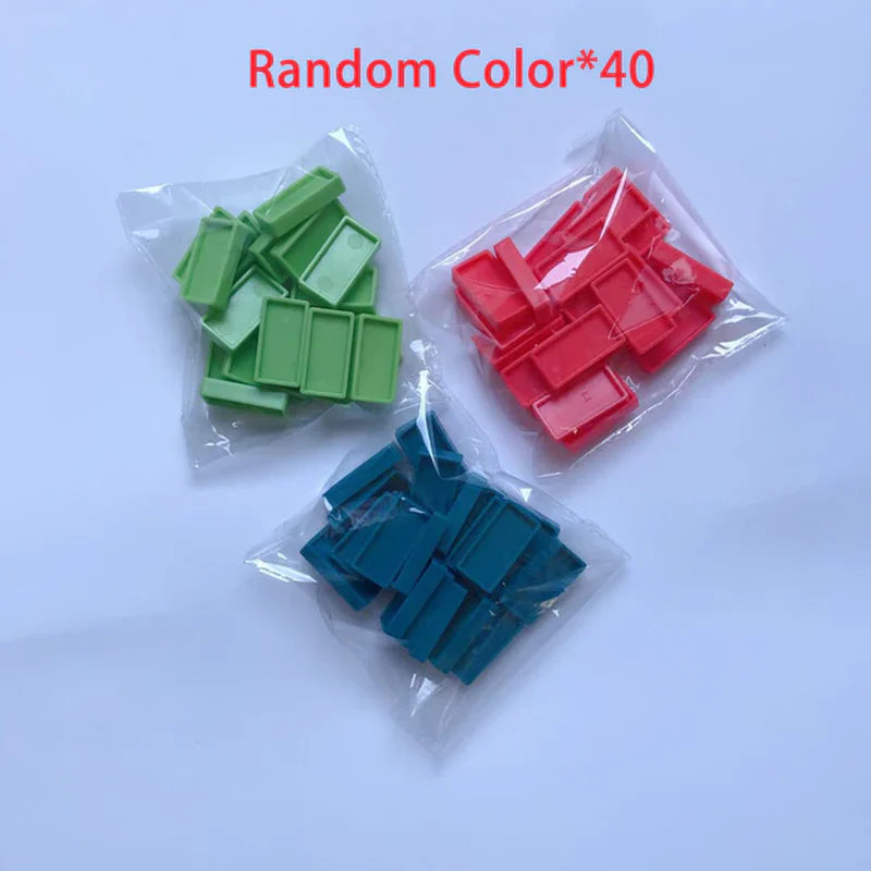 Kids Domino Train Car Set Sounding Light Automatic Laying Domino Brick Colorful Dominoes Blocks Game Educational DIY Toy Gift