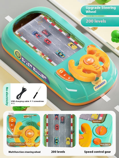 Kids Steering Wheel Game Toy - Racing & Space Adventure Simulator