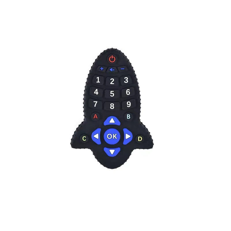Cute Silicone Baby Teether – Remote Control & Cartoon Designs