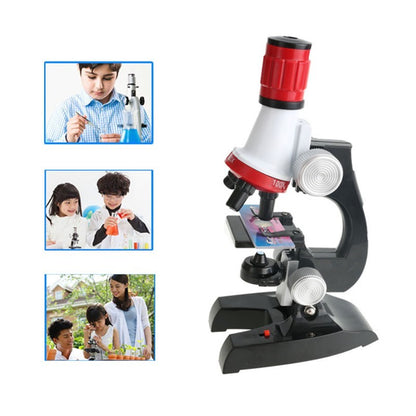 Kids Science Microscope with Slides & Tools Kit