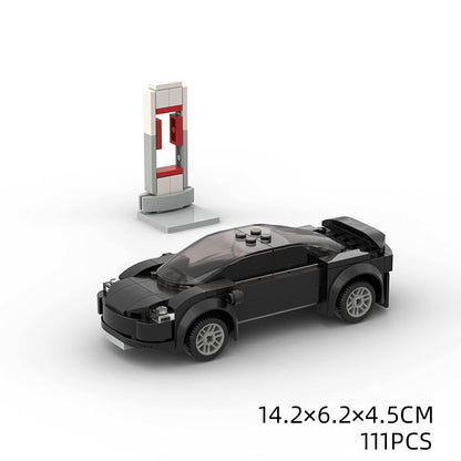 Small Particle Building Blocks Model Sports Car for Kids
