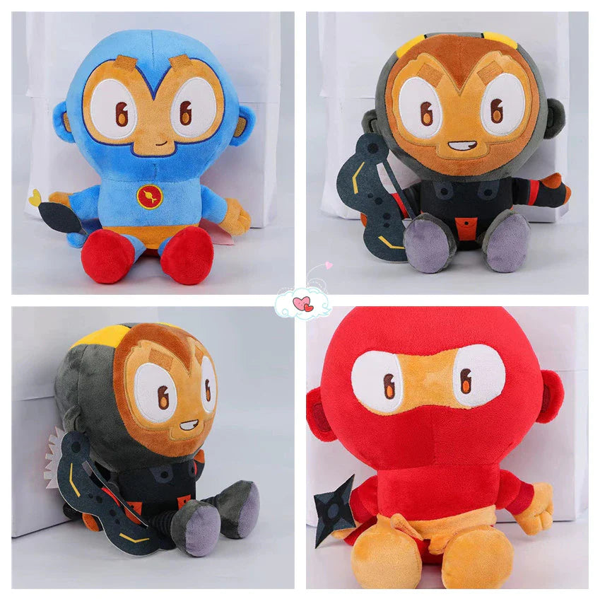 30Cm Dart Monkey Plush Toy Cartoon Game Monkey Stuffed Animals Plushie Super Monkey Soft Toy Christmas Birthday Gift for Kids