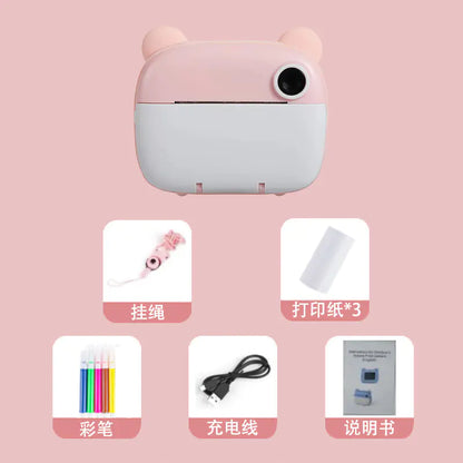 Kids Instant Camera Printer – Fun, Portable & Rechargeable