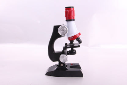 Kids Science Microscope with Slides & Tools Kit
