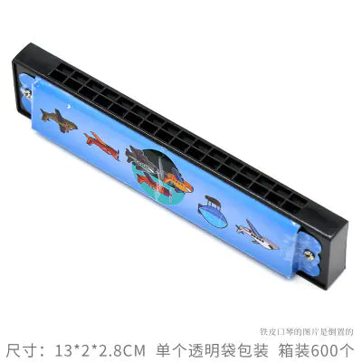 Colorful Kids' 16-Hole Harmonica