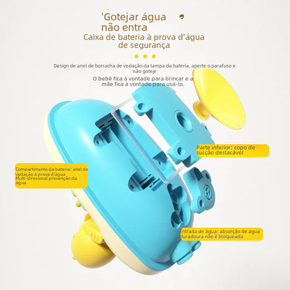 AquaDuck Rotating Electric Duck Shower Toy Set for Kids
