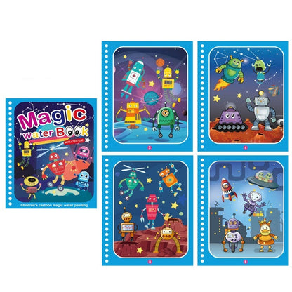 Children's Creative Magic Water Painting Book