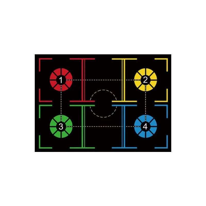 Basketball Footwork Training Mat - Non-Slip Skill Builder