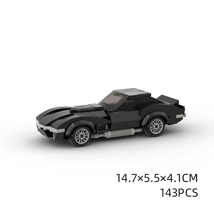 Small Particle Building Blocks Model Sports Car for Kids