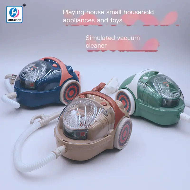 Mini Toy Vacuum Cleaner with Light & Sound – Kids Playset