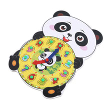 Panda Shape Wooden Clock Toy – Learn Time & Numbers