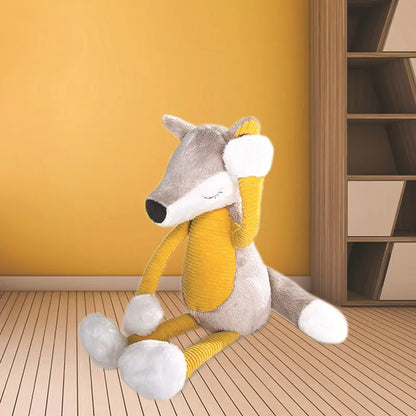 Cuddly Yellow Fox Plush for Children