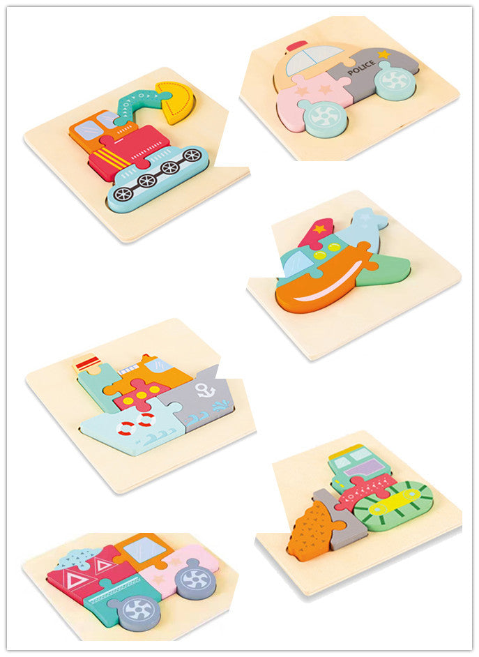 Three Dimensional Animal Cartoon Puzzle