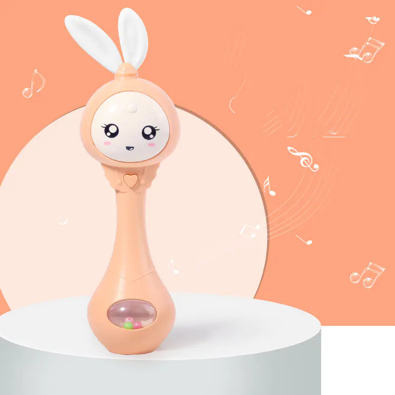 Baby Bunny Rattle Teether Toy – Soft & Safe