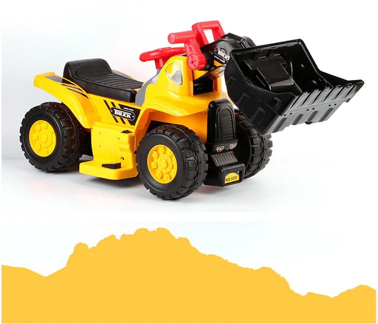 Kids Ride - On Construction Truck with Loader Arm