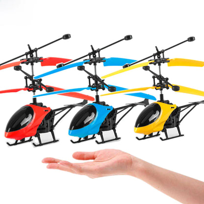 Infrared Induction Flying Helicopter Toy with LED Lights